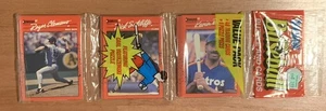 1990 Donruss Baseball Rack Pack -, Roger Clemens Showing on Top - Boston Red Sox - Bild 1 von 1