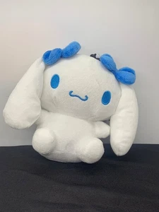 NWT 2024 Cinnamoroll Plush Zippered Keychain with Blue Bows - Picture 1 of 6