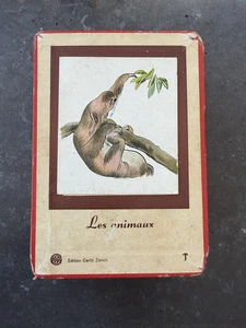 Vintage Carlit Zurich Quartet card game Les Animaux 48 cards - Picture 1 of 12