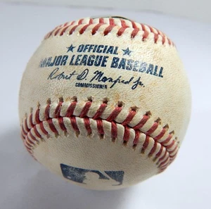 2022 San Diego Padres Marlins Game Used Baseball Musgrove Jacob Stallings Single - Picture 1 of 5