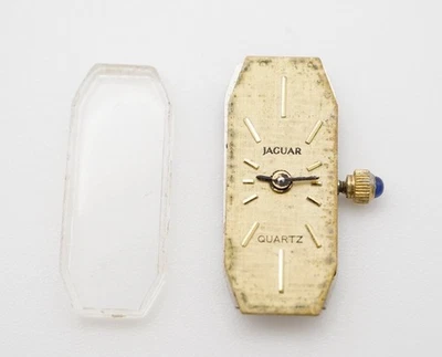 Movimiento suizo Jaguar cuarzo 7 joyas con vástago de zafiro y cara original Foto 1 de 4