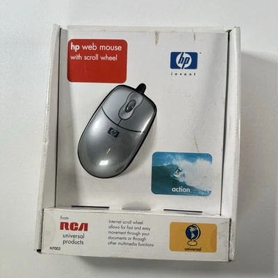 HP Web Mouse with Scroll Wheel USB or PS/2 Model H7003 from RCA, factory sealed - Image 1 of 4