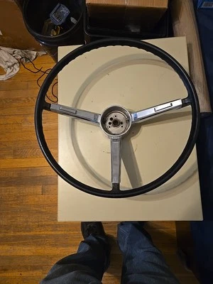 Volante Chevy Nova Chevy II 1966 67 OEM negro OEM GM Chevelle El Camino  Foto 1 de 4