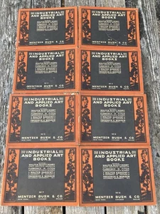 Set Of 8 1926 INDUSTRIAL and APPLIED ART BOOKS  Mentzer Bush & Co. 1-8 - Foto 1 di 10