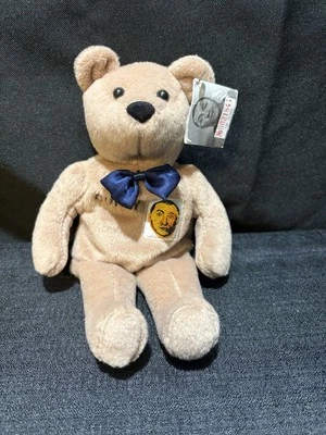 "Bolsa de frijoles de felpa 3 chiflados Bear Curley beanie bebé 9"""  Foto 1 de 4