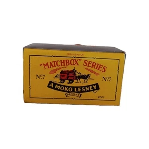 Matchbox Series A Moko Lesney No 7 Horse Drawn Carriage Blue 1988 - Picture 1 of 4