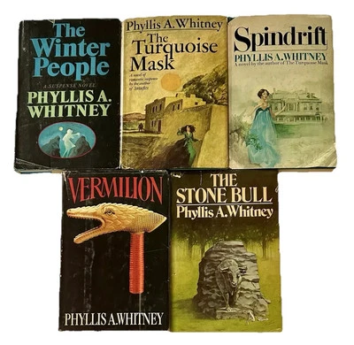 Lot of 5 Vintage Hardcover Suspense Romance Novels Books by Phyllis A. Whitney - Image 1 of 4