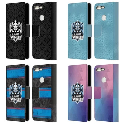 OFFICIAL GLASGOW WARRIORS 2025/26 CREST KIT LEATHER BOOK CASE FOR GOOGLE PHONES - Image 1 of 4