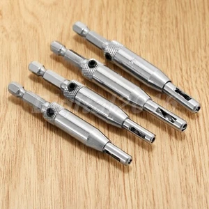 4pcs Self Center Hinge Drill Bit Door Cabinet Screw Hole Reamer Woodworking Tool - Picture 1 of 12