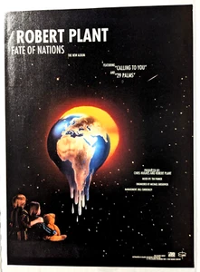 ROBERT PLANT / 1993 FATE OF NATIONS LP / ALBUM MAGAZINE PRINT ADVERTISEMENT - Picture 1 of 5