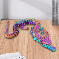 3D Printed Articulated Dragon Toy Mystery Dragon Sculpture Home Office Decor