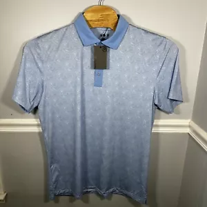 NWT G/Fore Golf Polo Shirt Blue Mens XXL Euro Slim Fit Stretch MSRP $120 - Picture 1 of 6