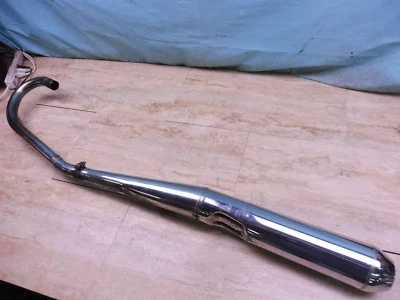 Silenciador de escape izquierdo doble cabezal de aire BMW R60 80 100 años 70 #18121233031 PL163+ Foto 1 de 4