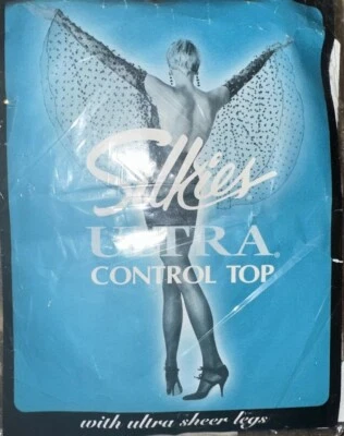 Medias Top Silkies Talla XLarge Ultra Control Marfil Pierna Ultra Transparente NUEVAS Foto 1 de 4