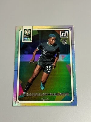 Rasheedat Ajibade 2023 Donruss Women’s World Cup Silver Foil Rookie #125 Nigeria - Image 1 of 2