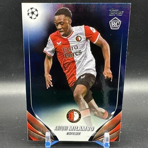 ANTONI MILAMBO NAVY BLUE /250 2023-24 TOPPS UEFA COMPETITIONS RC #140 - Picture 1 of 2