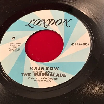 THE MARMALADE Rainbow 1970 USA 7" vinyl single The Ballad Of Cherry Flavar 45 - Image 1 of 2