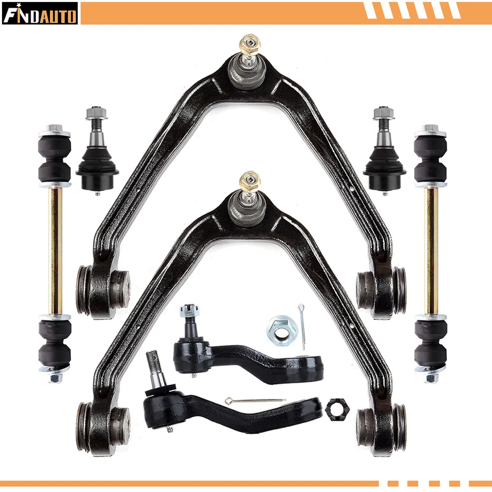 Kits de barra estabilizadora de brazo de control superior delantero de 8 piezas para GMC Yukon 2001-2006 Foto 1 de 1