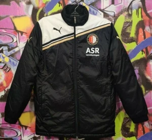 Feyenoord Rotterdam Football Soccer Winter Warm Longsleeve Jacket Mens Size S/M - Picture 1 of 12