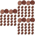 90 Pcs Geometric Wooden Ear Studs Decked Accessories Small Earrings Square