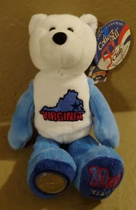 Virginia 50 States of America Coin Bear Collectible from Limited Treasures - Picture 1 of 7