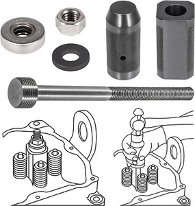 For CAT 3406E C10 C12 C15 C16 Injector Sleeve Remover Installer Tool Set 9U-6891 - Picture 1 of 12