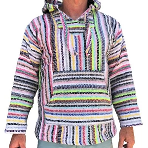 New Genuine Mexican Baja Hoodie Surfer Fashion Made Mexico - Choose size, colour - Picture 1 of 56