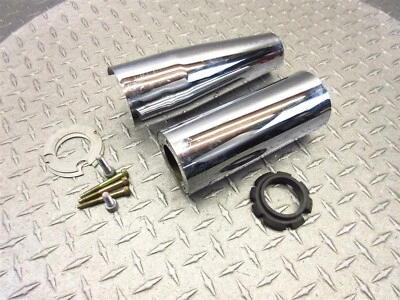 04-09 Yamaha VStar1100 XVS1100 2005 horquilla derecha tubos cubiertas paneles moldura Foto 1 de 4