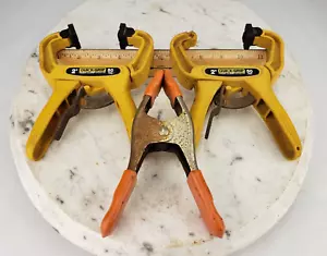 3x Clamps - Pony 3202 Spring & 2" Quick Grip Handi Clamp - Wood Working Tool - Picture 1 of 13