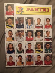 UPDATE Panini Fifa World Cup Brazil 2014  71 Sticker set Brand New sealed