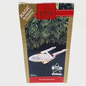 Hallmark Keepsake Ornament Starship Enterprise Star Trek 1991 25th Anniversary - Picture 1 of 8