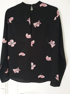 🌸Mbym Sing Shirt Bluse🌸 Viskose Top | Schwarz | Gr. XS - Bild 1 von 9