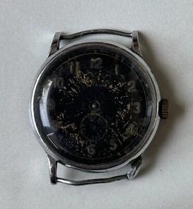 Reloj Pulsera Militar Antiguo Piloto, Segunda Guerra Mundial, 37 milímetros - Imagen 1 de 7