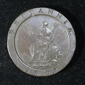 1797 Britannia Penny Cartwheel - George III TQRAW3015/SN - Picture 1 of 2