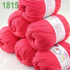 Sale 6 Skeinsx50g Cashmere Silk Wool Children Hand Knit Blankets Crochet Yarn 15 - Picture 1 of 11
