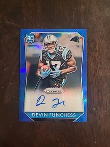 2015 Prizm Devin Funchess RC Signatures Auto Blue SP /100 #RS-DF Panthers Panini - Picture 1 of 2