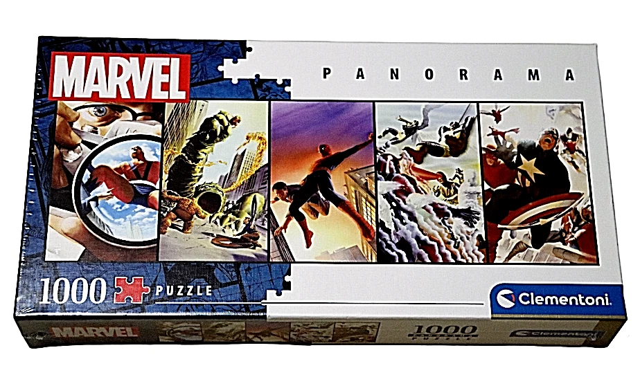 Clementoni Marvel Jigsaw Puzzle 1000 Pieces New Panorama Puzzle Multi-coloured - Image 1 of 4