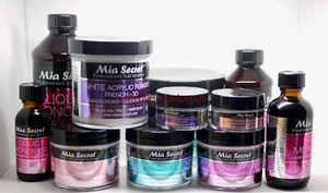 MIA SECRET LIQUID MONOMER & ACRYLIC POWDER SET - CHOOSE YOUR SET - Picture 1 of 30