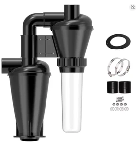Doppel Zyklon Abscheider Staubsauger Vorfilter Staubsammler Staubabscheider 50mm - Bild 1 von 9