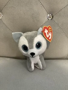 TY Teenie Beanie Boos Timber Wolf 3 Zoll Plüschtier McDonalds Happy Meal 2017 - Bild 1 von 5