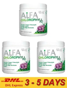 3 x Real Elixir Alfa Chlorophyll Plus Detox General Wellness 100 g - Picture 1 of 6