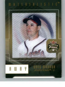 2003 Fleer Focus JE Materialistic Action Away #GM Greg Maddux (ref 134760) - Picture 1 of 2