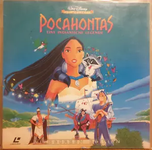 Laserdisc Walt Disney POCAHONTAS Pal deutsch Widescreen Edition - Bild 1 von 2