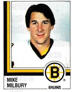 1987-88 Panini Stickers #8 Mike Milbury - Picture 1 of 1