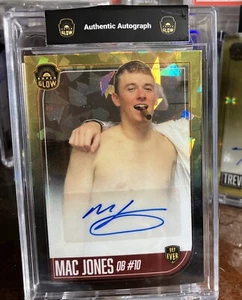MAC JONES 2021 Super Glow Gold RC AUTO # 4/5 - Picture 1 of 4