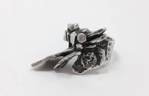 Rare Vintage RIMA Abstract Modernist Ring 6 1/2 Brutalist Sterling Silber 925 - Bild 1 von 11