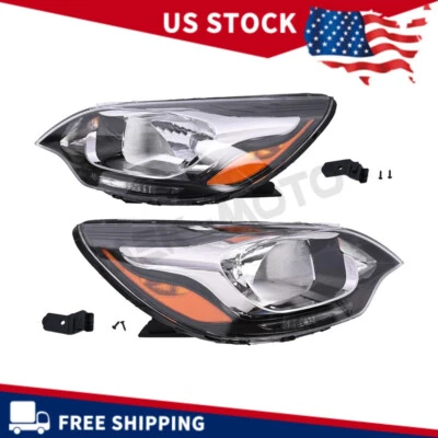 Conjunto de faros halógenos para Kia Rio 2012-2017 sedán sin LED 2 piezas Foto 1 de 4