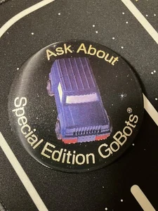 Alter Vintage 1986 Wendys GoBots Reflektor Mitarbeiter Verkäufer Werbe Pin Anstecker - Bild 1 von 4