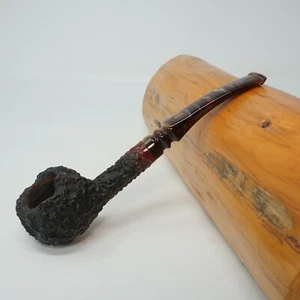 Jobey Stromboli 965 Rusticated Bulldog Estate Briar Tobacco Pipe - Picture 1 of 16