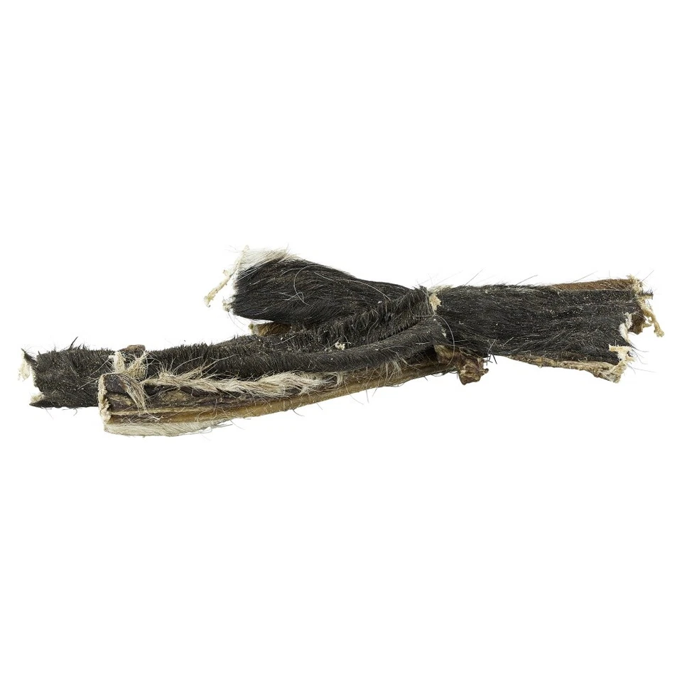 Cuero cabelludo bovino con pelaje seco 1kg bolsa saco masticable sabor natural - Imagen 1 de 1